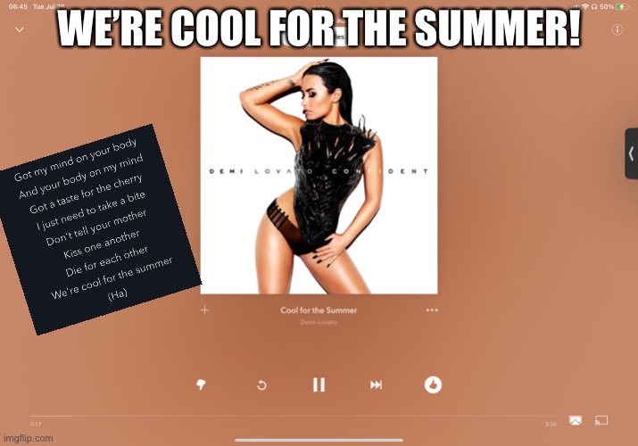 SFG is cool for the summer! | WE’RE COOL FOR THE SUMMER! | made w/ Imgflip meme maker
