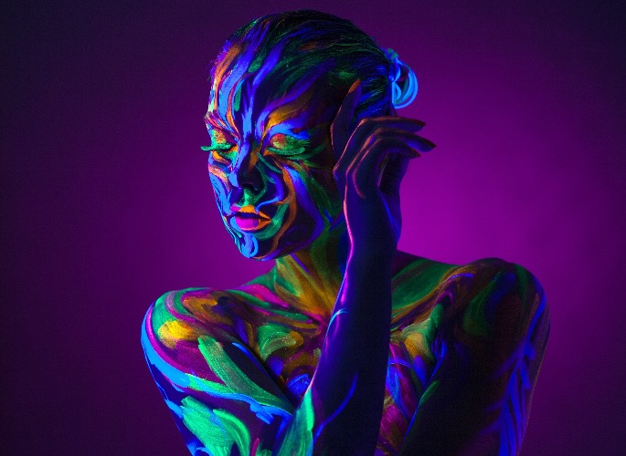 Neon Paint | image tagged in awesome,pics,photography | made w/ Imgflip meme maker