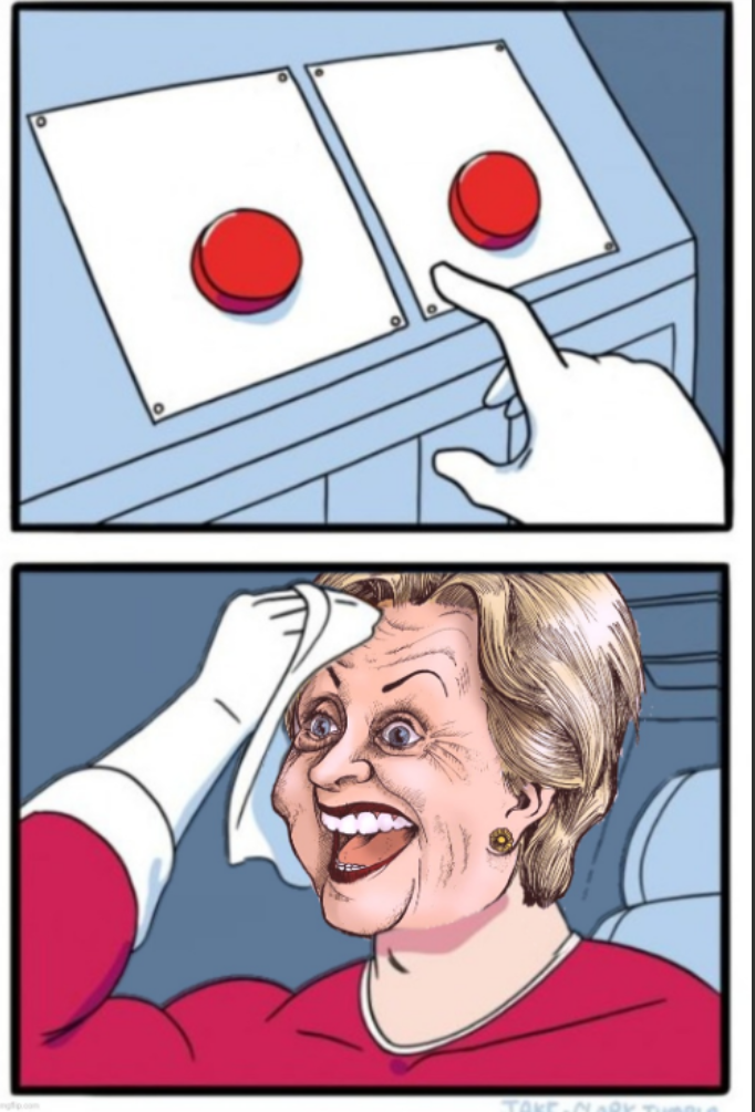 Hillary The Rodham Clinton. Seying-The-Eliminations To Her Crime Blank Meme Template