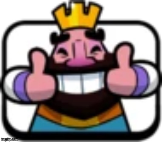 Clash Royale King Thumbs Up | image tagged in clash royale king thumbs up | made w/ Imgflip meme maker