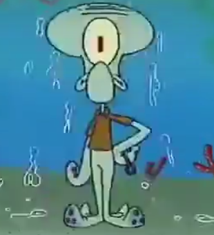 Cyclops Squidward Blank Meme Template