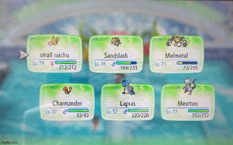 Rate my team (gonna try evolving charmander) | made w/ Imgflip meme maker