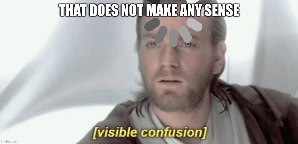 Visible Confusion | THAT DOES NOT MAKE ANY SENSE | image tagged in visible confusion | made w/ Imgflip meme maker