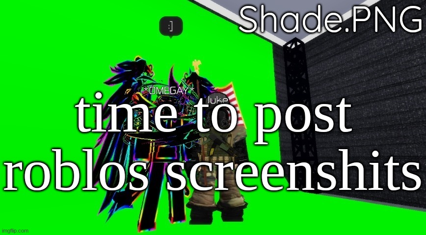 null and shade in roblos temp 2 | time to post roblos screenshits | image tagged in null and shade in roblos temp 2 | made w/ Imgflip meme maker