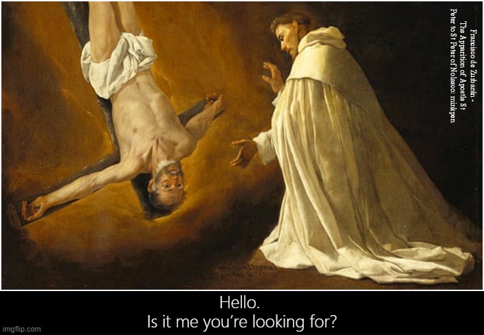 Hi | image tagged in art memes,baroque,saints,lionel richie,song,upside down | made w/ Imgflip meme maker