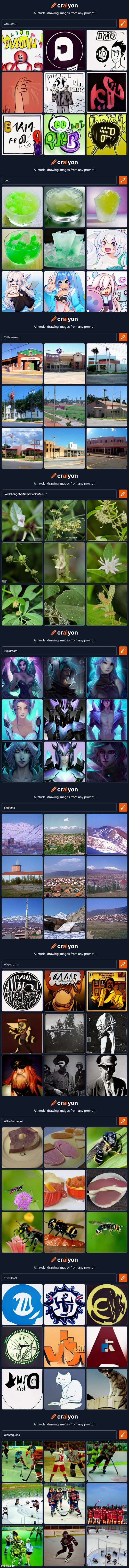 So I put the top 10 users' names into Craiyon... | image tagged in iceu,who_am_i,users,imgflip,imgflip users | made w/ Imgflip meme maker