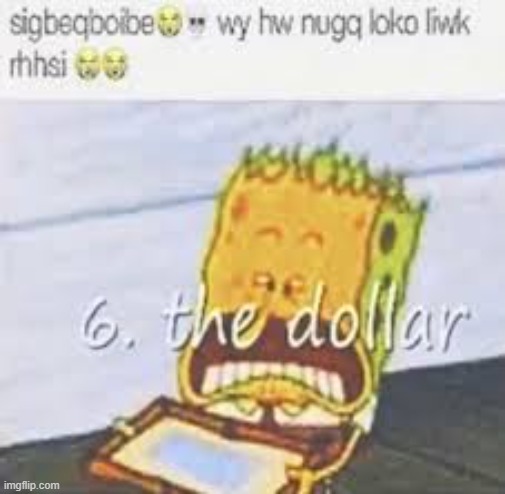 the dollar | made w/ Imgflip meme maker