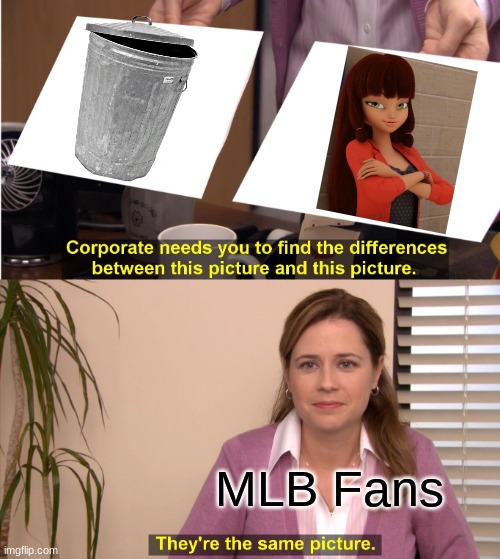 They're The Same Picture | MLB Fans | image tagged in memes,they're the same picture | made w/ Imgflip meme maker