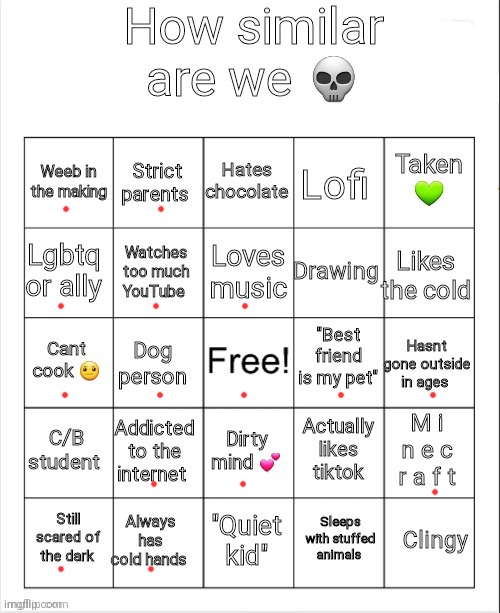 Star's bingo | image tagged in star's bingo | made w/ Imgflip meme maker