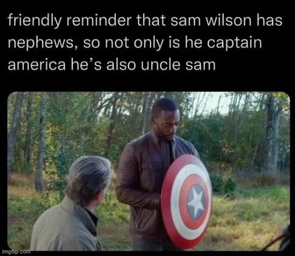 Captain Uncle | image tagged in captain america,uncle sam | made w/ Imgflip meme maker