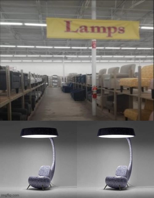 Lamp chairs | image tagged in memes,reposts,repost,lamps,lamp,chairs | made w/ Imgflip meme maker