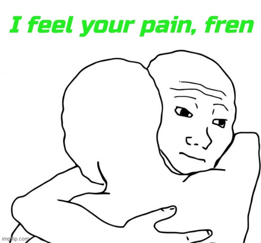 I Know That Feel Bro Meme | I feel your pain, fren | image tagged in memes,i know that feel bro | made w/ Imgflip meme maker