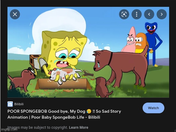 Spongebob sad - BiliBili