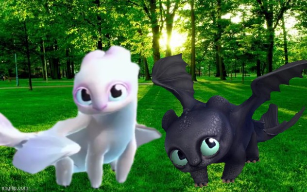 Just an Image of these 2 baby furies | image tagged in how to train your dragon,dragon,httyd,baby,cute | made w/ Imgflip meme maker