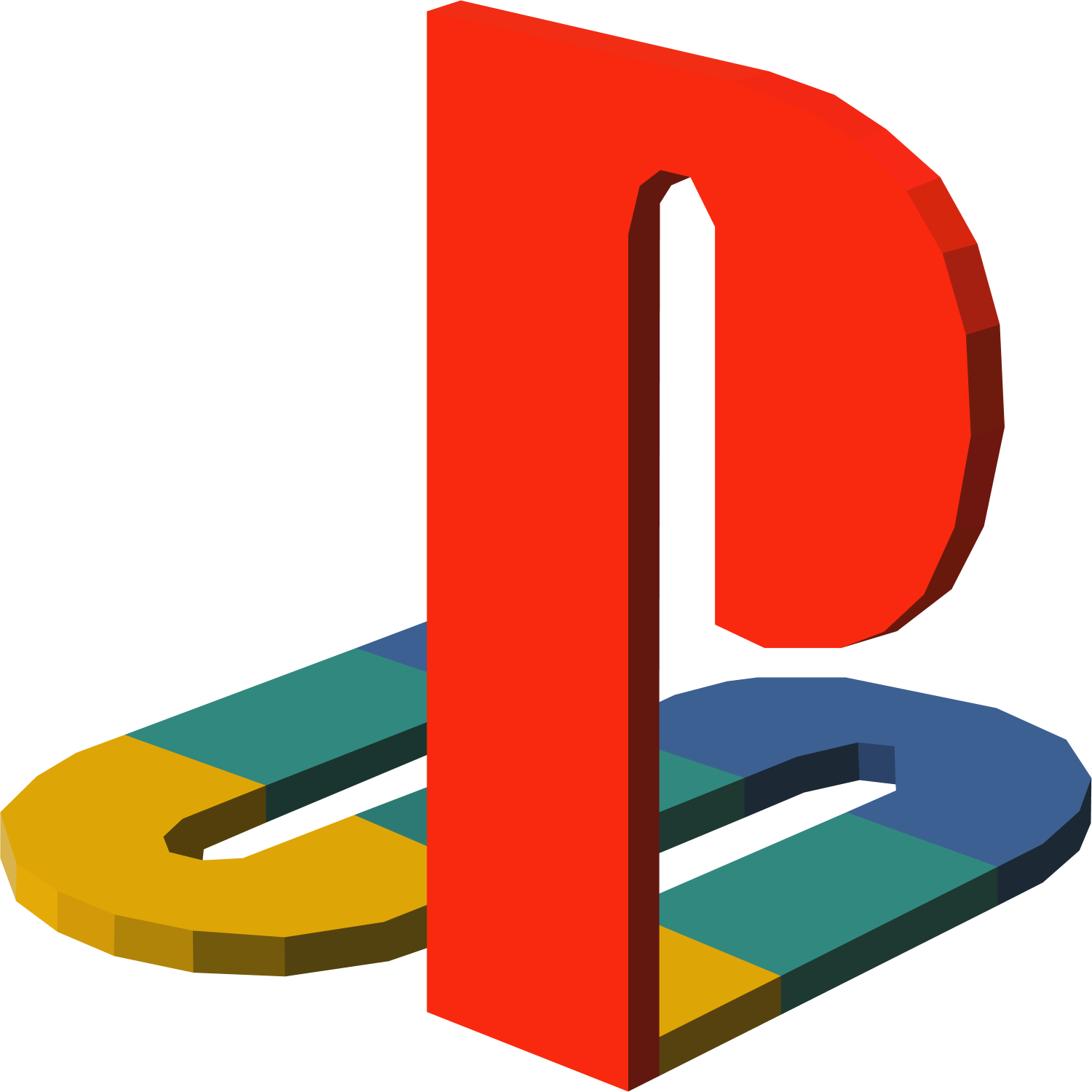 High Quality PlayStation 1 Logo Blank Meme Template