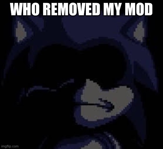 Lord X | WHO REMOVED MY MOD | image tagged in lord x | made w/ Imgflip meme maker