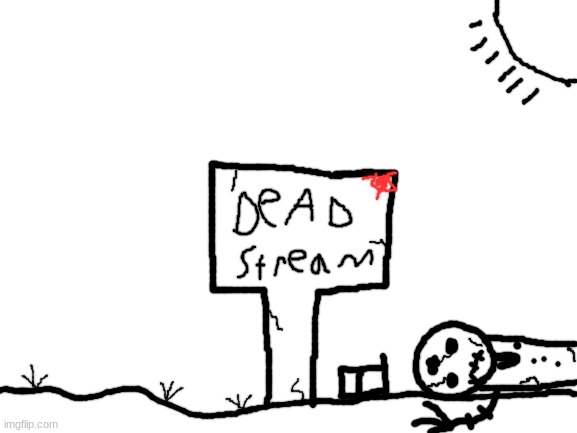 dead stream template Blank Meme Template