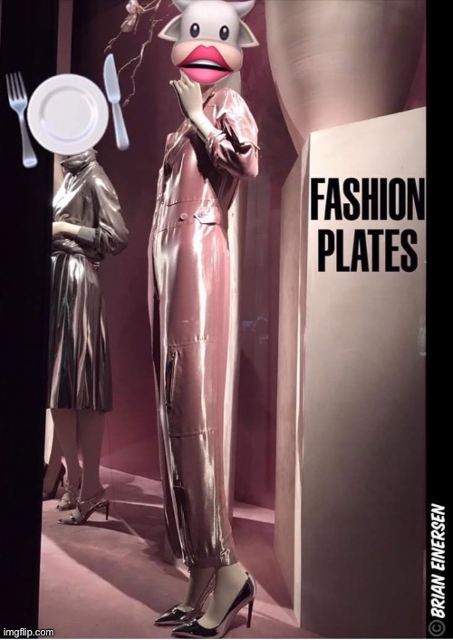 Table For Two | image tagged in fashion,window design,ralph lauren,kim kowdashian,emooji art,brian einersen | made w/ Imgflip meme maker