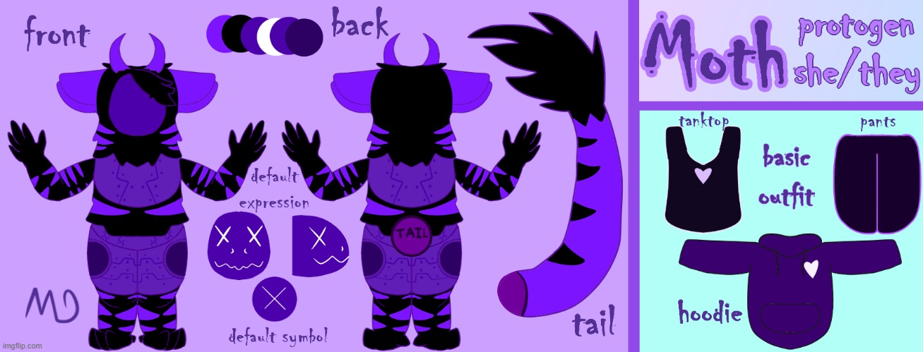 I finally renewed my reference sheet (my art and character) | image tagged in furry,art,drawings,characters,protogen,reference | made w/ Imgflip meme maker
