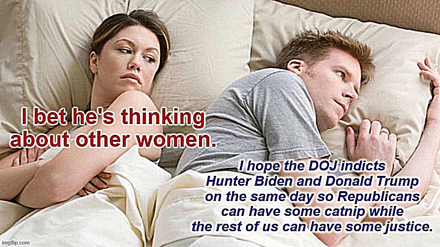 Put an end to the rumors around both these folks once and for all! | image tagged in donald trump for hunter biden | made w/ Imgflip meme maker