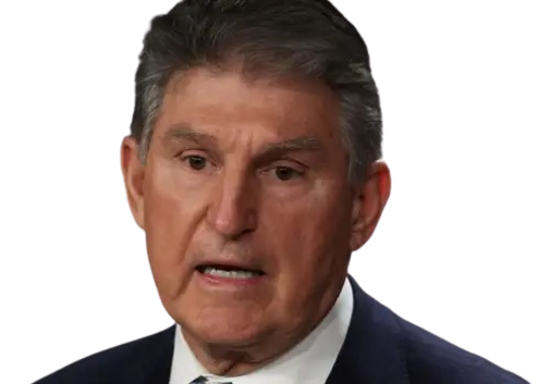 High Quality Joe Manchin disapproves transparent Blank Meme Template