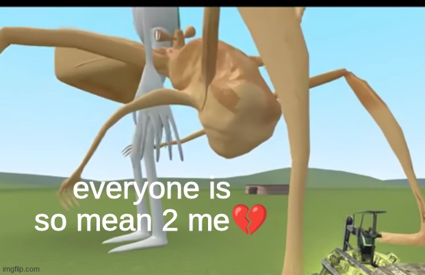 everyone is so mean to megahorn | image tagged in everyone is so mean to megahorn | made w/ Imgflip meme maker