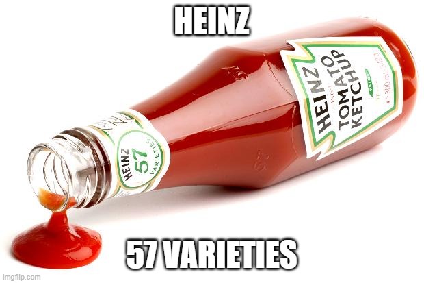 Also Kion needs to be meat | HEINZ; 57 VARIETIES | image tagged in ketchup | made w/ Imgflip meme maker