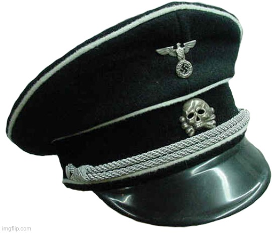 Nazi cap | image tagged in nazi cap | made w/ Imgflip meme maker