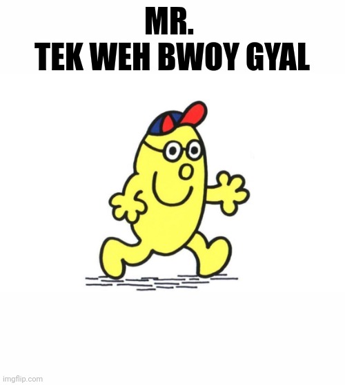 LITTLE MR | MR. 
TEK WEH BWOY GYAL | image tagged in little mr | made w/ Imgflip meme maker