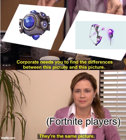 Fortnite Shockwave | (Fortnite players) | image tagged in memes,they're the same picture | made w/ Imgflip meme maker