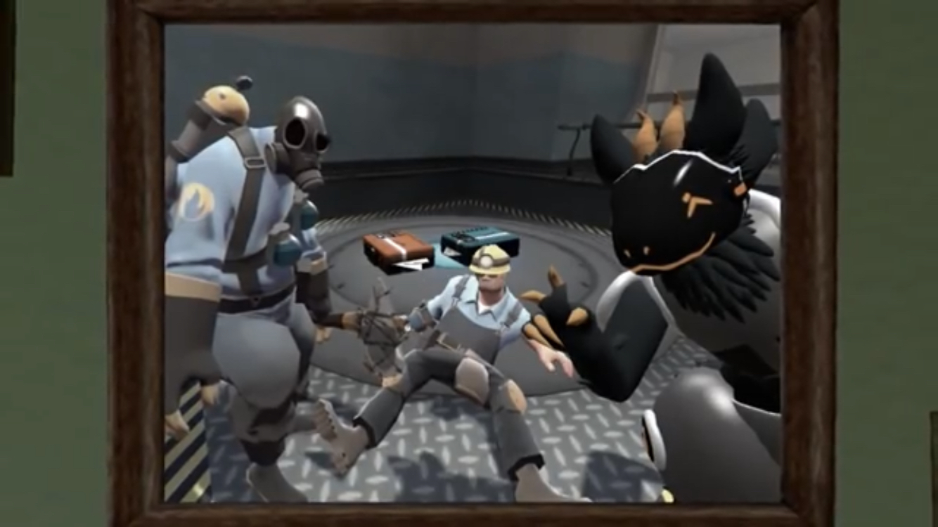 High Quality Tf2 with a furry Blank Meme Template