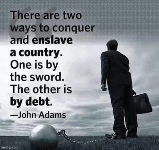 John Adams!! | image tagged in famous quotes,debt,sword,country,ah yes enslaved | made w/ Imgflip meme maker