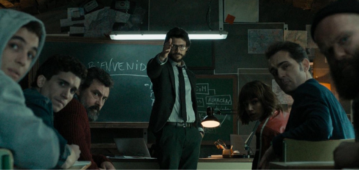 Money heist professor Blank Meme Template