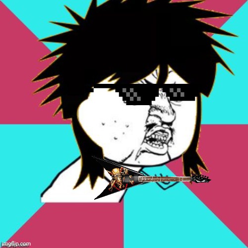 Y U No Music 80s Mullet | image tagged in y u no music 80s mullet | made w/ Imgflip meme maker