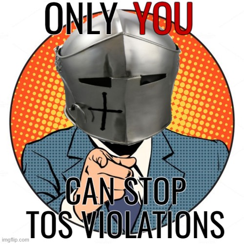 uncle rmk | ONLY; YOU; CAN STOP TOS VIOLATIONS | image tagged in rmk,tos | made w/ Imgflip meme maker