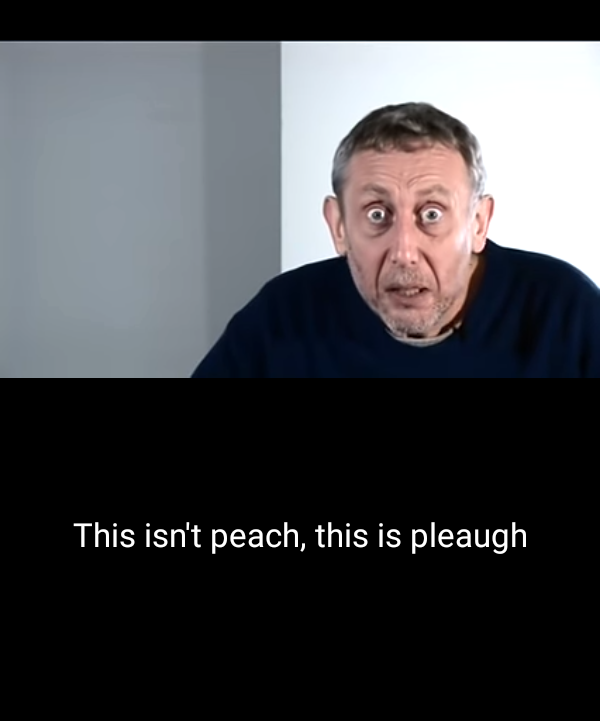 This isn't peach Blank Meme Template