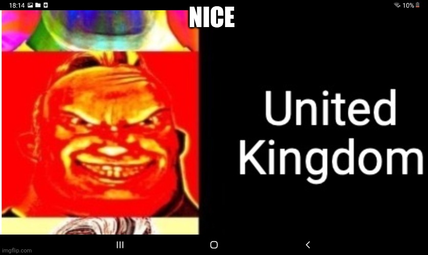 NICE | made w/ Imgflip meme maker