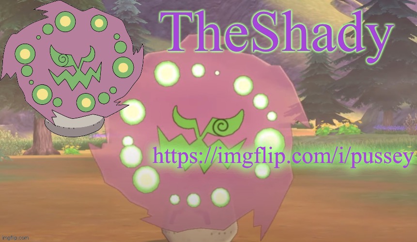 I wonder if it’s an actual link | https://imgflip.com/i/pussey | image tagged in theshady spiritomb temp | made w/ Imgflip meme maker