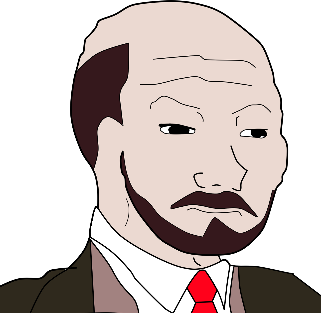 High Quality Soyjack Lenin Blank Meme Template