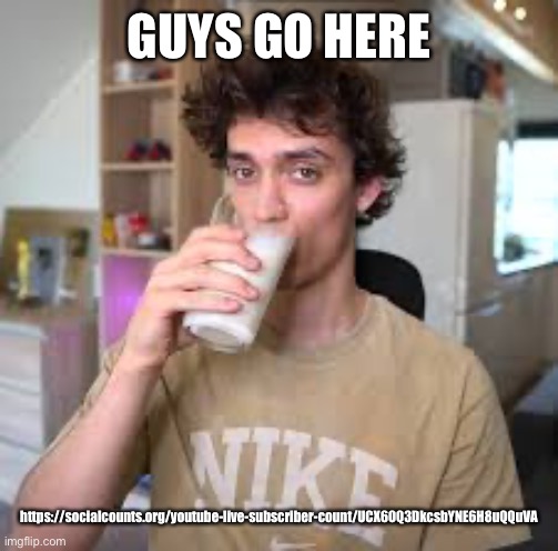 Dani | GUYS GO HERE; https://socialcounts.org/youtube-live-subscriber-count/UCX6OQ3DkcsbYNE6H8uQQuVA | image tagged in dani | made w/ Imgflip meme maker