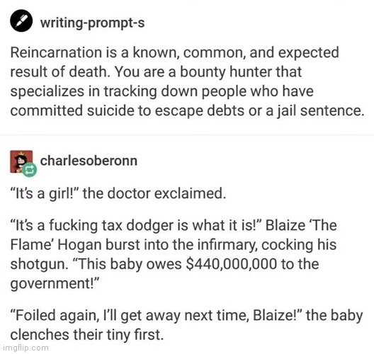 This is (unironically) a good idea | image tagged in writing prompts | made w/ Imgflip meme maker