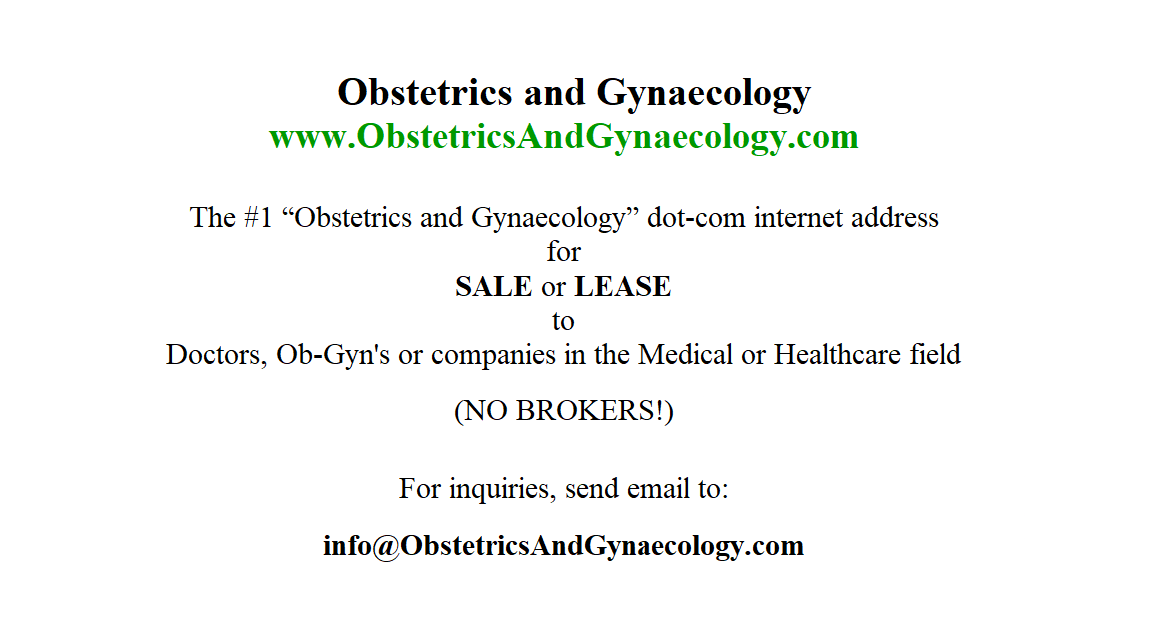 The #1 "Obstetrics and Gynaecology" dot-com internet address Blank Meme Template