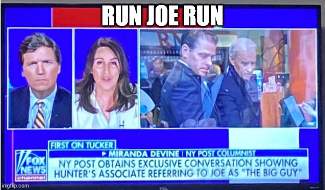 RUN JOE RUN | made w/ Imgflip meme maker