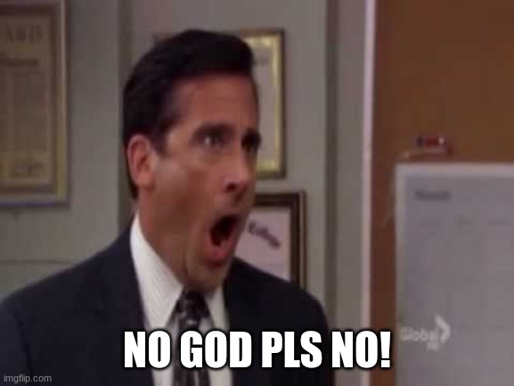 caption this | NO GOD PLS NO! | image tagged in oh god pls no | made w/ Imgflip meme maker