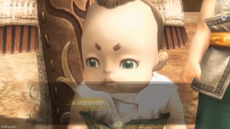 A nightmare zelda | image tagged in a nightmare zelda | made w/ Imgflip meme maker