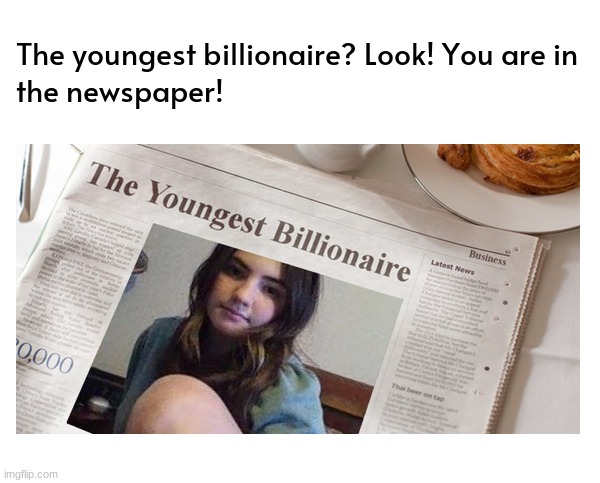 Omg my girl bf is in the news paper | image tagged in news,hehe,money,yes | made w/ Imgflip meme maker