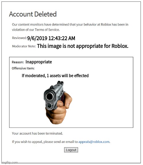 Roblox is now banning its own templates : r/roblox