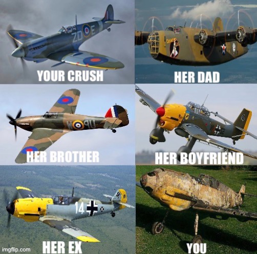 image tagged in ww2,planes | made w/ Imgflip meme maker