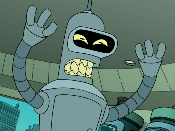 Bender Kill All Humans Blank Meme Template