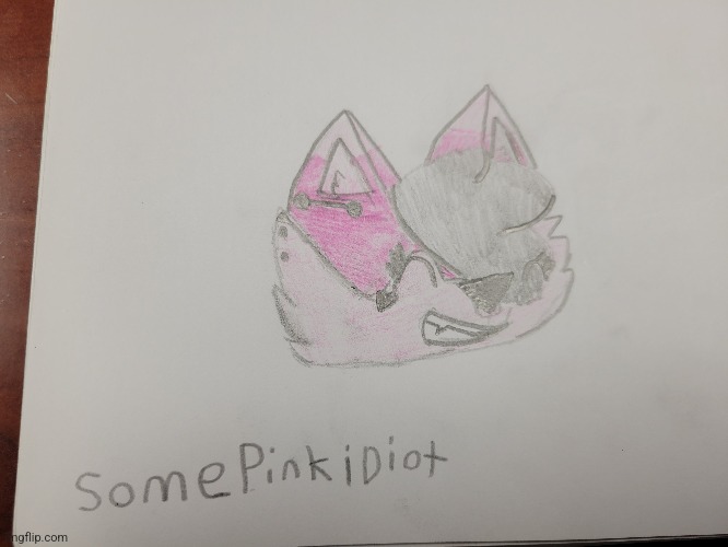 For somepinkidiot art by me | image tagged in furry,art | made w/ Imgflip meme maker